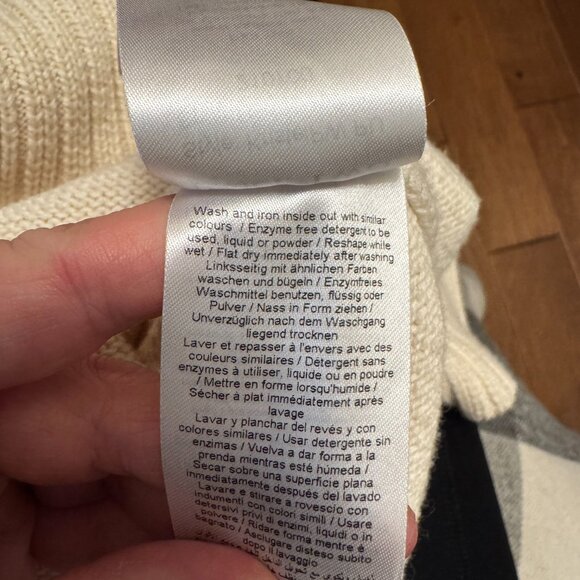 Part Two Cream Turtleneck Sweater | Size XL | Cotton & Cashmere Blend | EUC - Picture 5 of 8